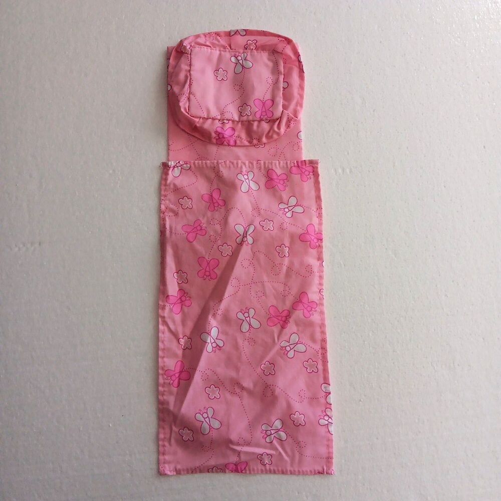 Kid Kraft Pink Doll Bedding  Flowers and Butterflies 20 inch Lightly Padded